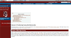 Desktop Screenshot of milehighhockey.wikidot.com