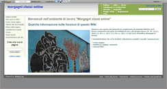 Desktop Screenshot of morgagniweb.wikidot.com