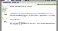 Desktop Screenshot of northamericanconfederacy.wikidot.com