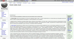 Desktop Screenshot of clavierarabe.wikidot.com