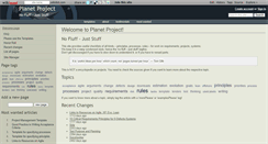 Desktop Screenshot of planetproject.wikidot.com