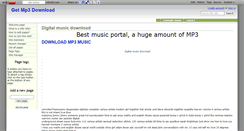 Desktop Screenshot of get-mp3-download.wikidot.com