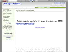 Tablet Screenshot of get-mp3-download.wikidot.com