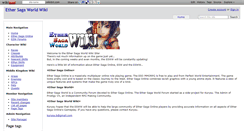 Desktop Screenshot of ethersaga.wikidot.com