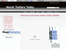 Tablet Screenshot of movie-trailers-today.wikidot.com