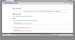 Desktop Screenshot of final-fantasy-hentai.wikidot.com