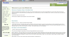Desktop Screenshot of paradisegame.wikidot.com