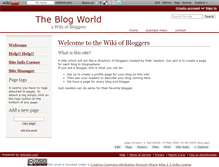 Tablet Screenshot of blogworld.wikidot.com