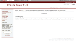 Desktop Screenshot of chavezbraintrust.wikidot.com