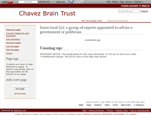 Tablet Screenshot of chavezbraintrust.wikidot.com