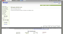 Desktop Screenshot of biologie.wikidot.com
