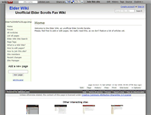 Tablet Screenshot of elderwiki.wikidot.com