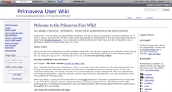 Desktop Screenshot of primaverausers.wikidot.com