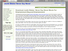 Tablet Screenshot of justin-bieber-never-say-never.wikidot.com
