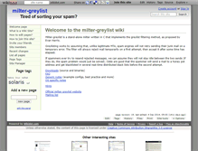 Tablet Screenshot of milter-greylist.wikidot.com