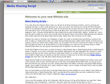 Tablet Screenshot of media-sharing-script.wikidot.com