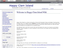 Tablet Screenshot of happyclam.wikidot.com