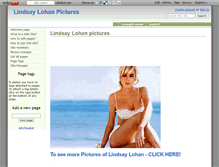 Tablet Screenshot of lindsaylohan.wikidot.com