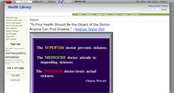 Desktop Screenshot of healthlibrary.wikidot.com