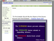 Tablet Screenshot of healthlibrary.wikidot.com