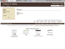Tablet Screenshot of edwardwhite.wikidot.com