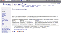 Desktop Screenshot of desenvolvimentodejogos.wikidot.com
