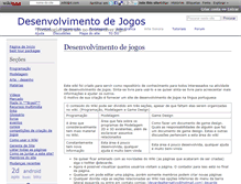 Tablet Screenshot of desenvolvimentodejogos.wikidot.com