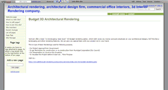 Desktop Screenshot of 3dbudgetrendering.wikidot.com