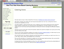 Tablet Screenshot of cateringbusinessplan.wikidot.com
