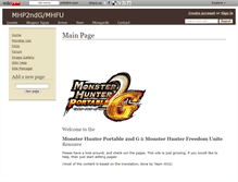Tablet Screenshot of monsterhunter.wikidot.com