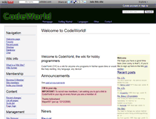 Tablet Screenshot of codeworld.wikidot.com