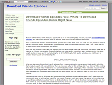 Tablet Screenshot of downloadfriendsepisodes.wikidot.com