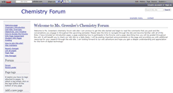 Desktop Screenshot of greenleechemistry.wikidot.com