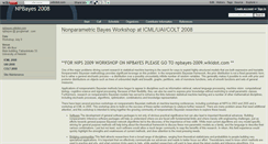 Desktop Screenshot of npbayes.wikidot.com