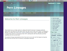 Tablet Screenshot of pernlineages.wikidot.com