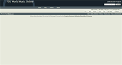 Desktop Screenshot of fsuworldmusiconline.wikidot.com