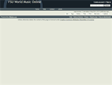 Tablet Screenshot of fsuworldmusiconline.wikidot.com