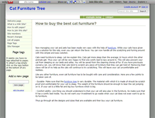 Tablet Screenshot of cat-furniture-tree.wikidot.com