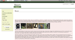 Desktop Screenshot of bears.wikidot.com
