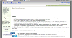 Desktop Screenshot of best-home-business-wiki.wikidot.com