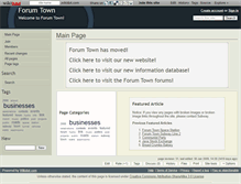 Tablet Screenshot of forumtown.wikidot.com