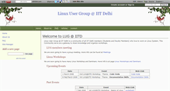 Desktop Screenshot of lug-iitd.wikidot.com