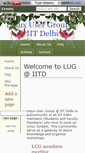 Mobile Screenshot of lug-iitd.wikidot.com