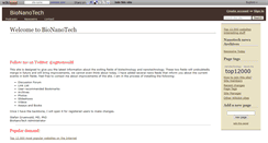 Desktop Screenshot of bionano.wikidot.com