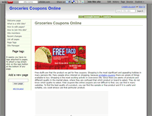 Tablet Screenshot of groceries-coupons.wikidot.com