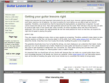 Tablet Screenshot of guitar-lesson-dvd.wikidot.com