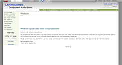 Desktop Screenshot of leerproblemen.wikidot.com