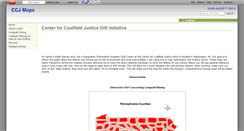 Desktop Screenshot of coalfieldjusticemaps.wikidot.com