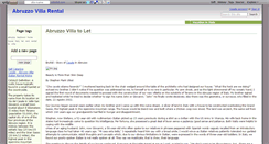 Desktop Screenshot of abruzzorental.wikidot.com
