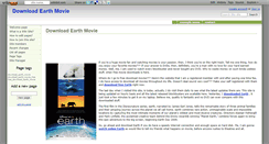 Desktop Screenshot of download-earth-movie.wikidot.com